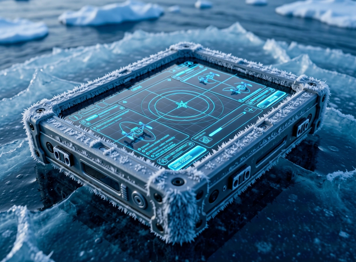 Rugged arctic sonar device