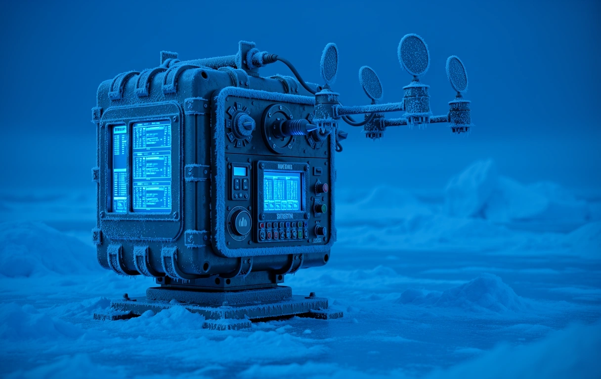 Arctic sonar exploration equipment